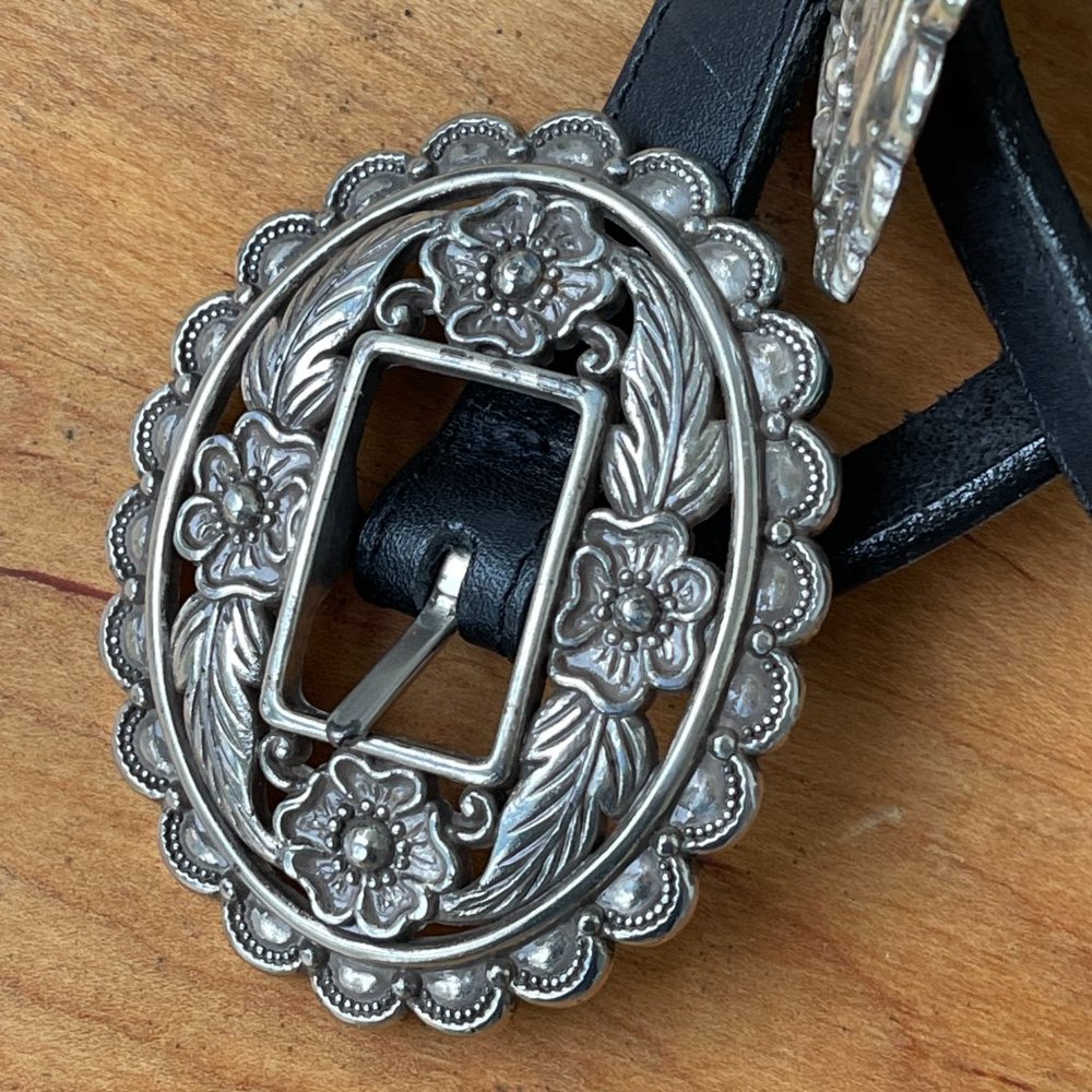 Gorgeous Leather Concho Belt